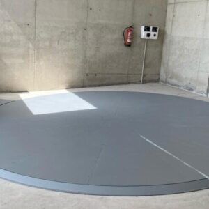 🚗 Entrega de plataforma giratoria en Begues: maniobra y estética en cada giro